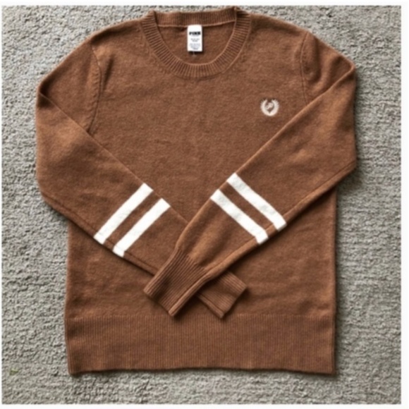 Pink Victoria Secret Knit Crewneck. - Picture 1 of 5